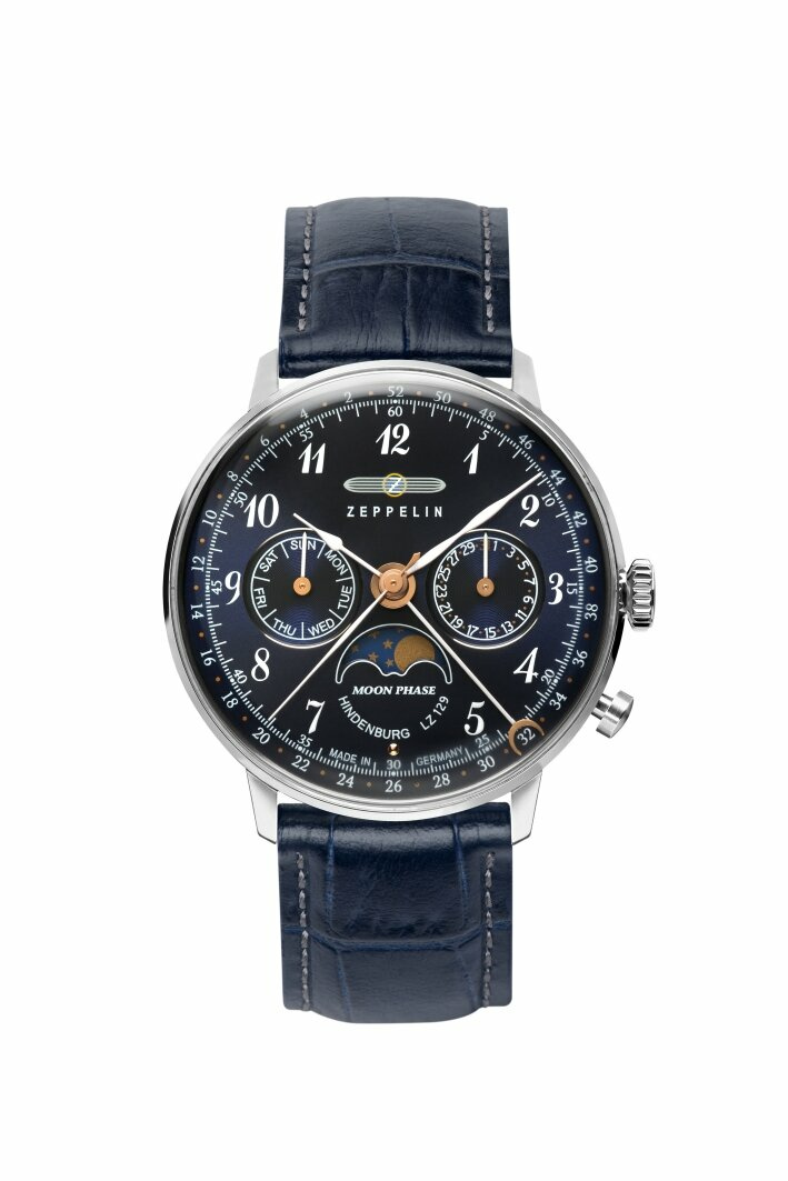 Zeppelin Damenuhr LZ129 Hindenburg Mondphase 70373 – Bild 2