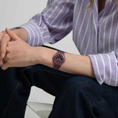 Swatch Originals Medium (34mm) SO28R115 Thru The Crown Glass Uhr – Bild 3