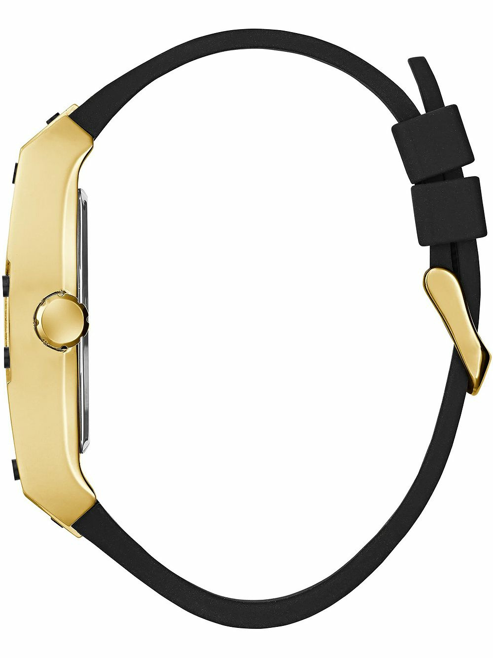Guess Herren Armbanduhr Legend gold/schwarz GW0500G1 44mm – Bild 2