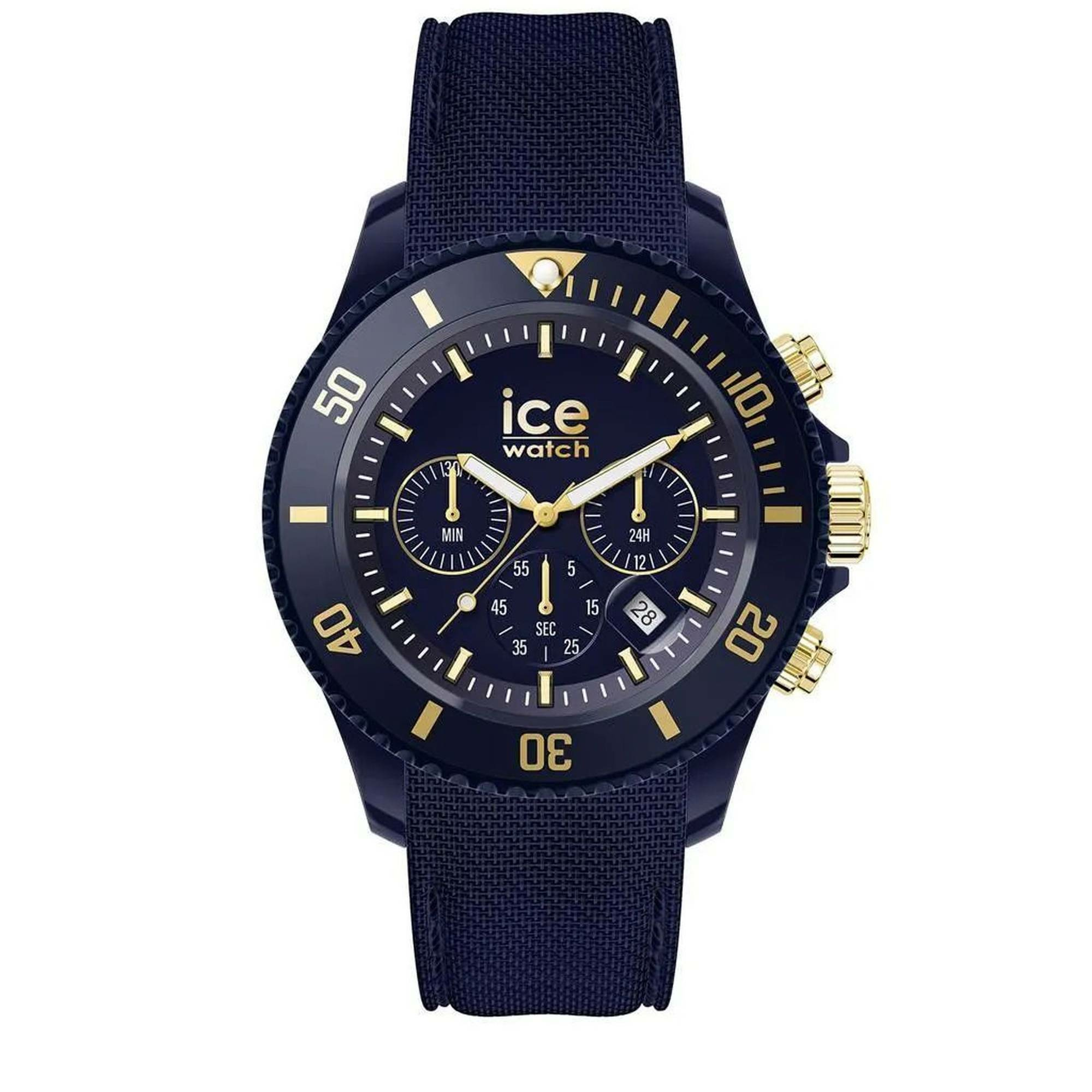 Ice-Watch Chronograph Herrenuhr ICE chrono Dark blue gold Medium dunkelblau gold... – Bild 2