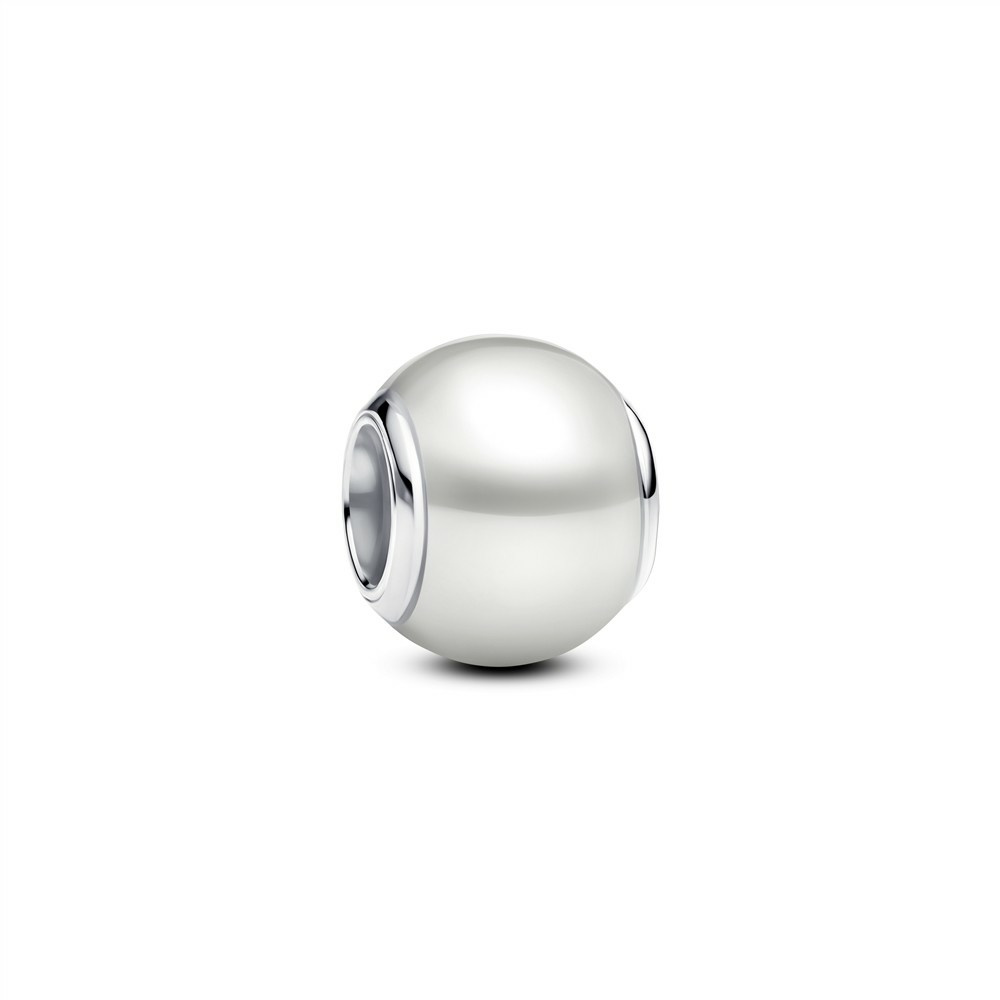 Charm AG m. wh. lacqu. artific. pearl – Bild 2
