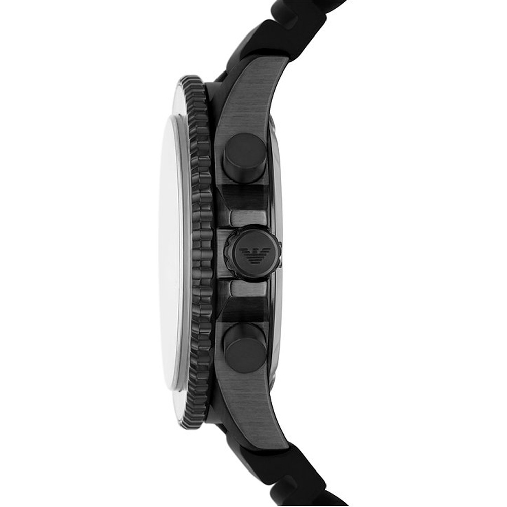 Emporio Armani Herren Armbanduhr Chronograph Schwarz AR11515 – Bild 3