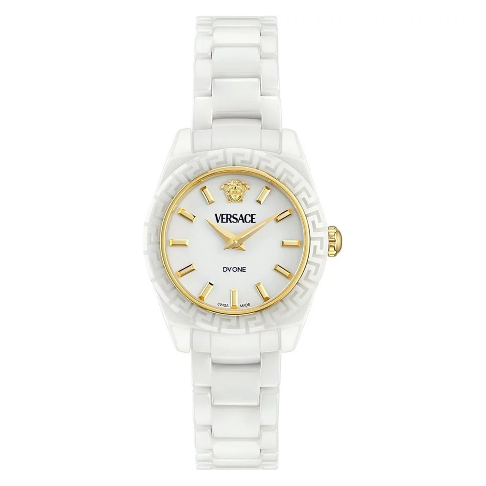 Versace Uhr Damen DV One Mini Weiß Keramik VE9F00224 – Bild 3