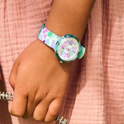 Flik Flak 5+ Power Time FPNP150 Confetti Chaos Uhr – Bild 2