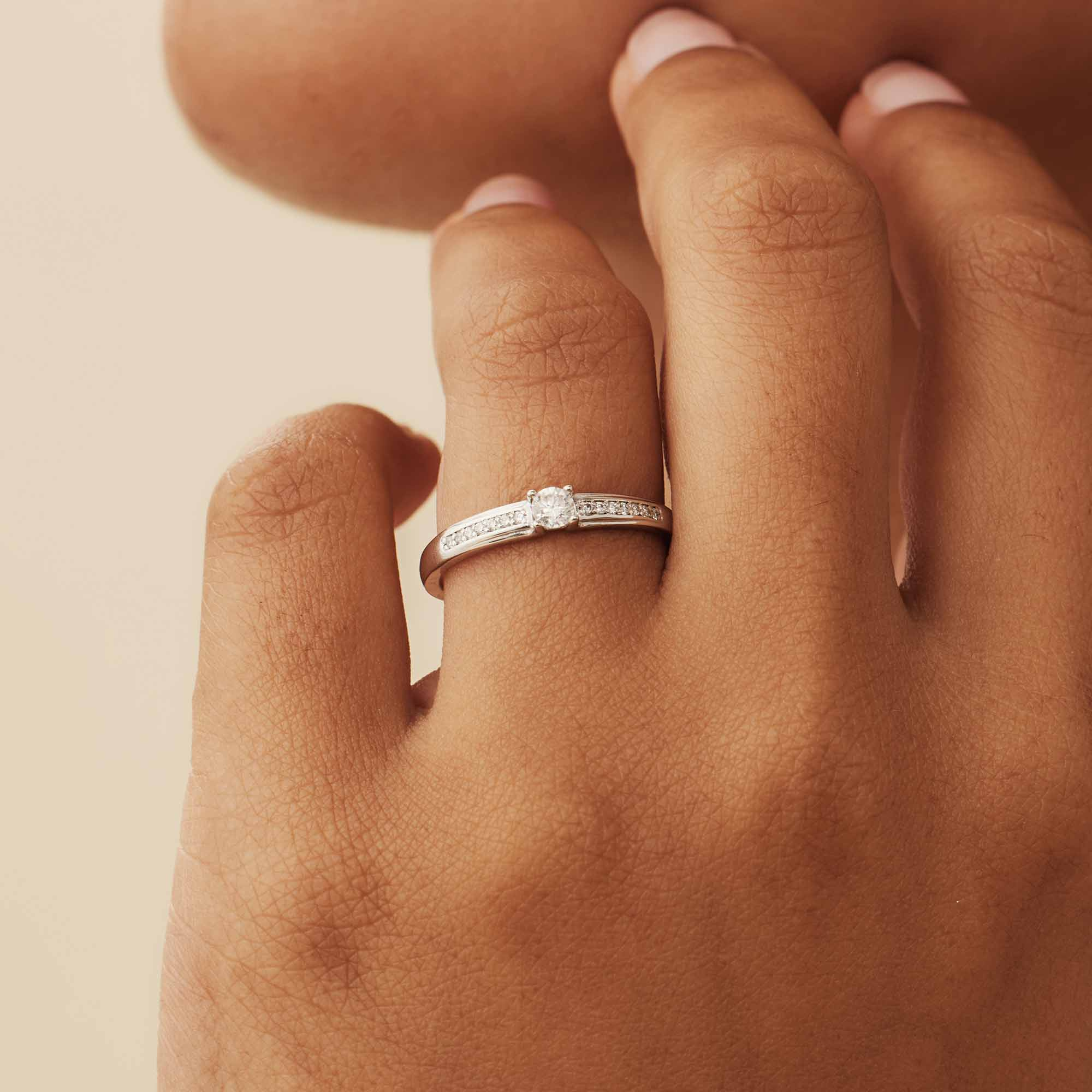 Isabel Bernard Ring Weißgold IBD330017 – Bild 2