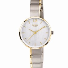 Boccia Titanium Damen Analoguhr mit Titanarmband Bicolor T3308-02 Boccia Titanium Damen Analoguhr mit Titanarmband Bicolor T3308-02