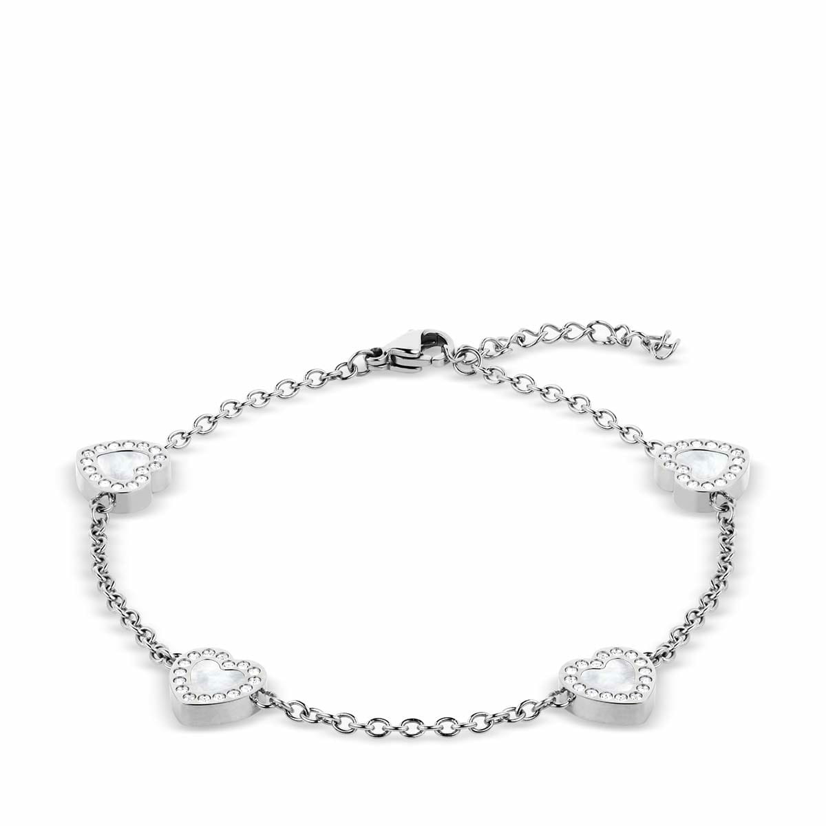 Bering Damen Armband Armkette Arctic Symphony silber glänzend 641-17-X0 Bering Damen Armband Armkette Arctic Symphony silber glänzend 641-17-X0