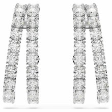 Swarovski Ohrringe Damen Matrix Ohrspangen Weiß rhodiniert 5705835 Swarovski Ohrringe Damen Matrix Ohrspangen Weiß rhodiniert 5705835