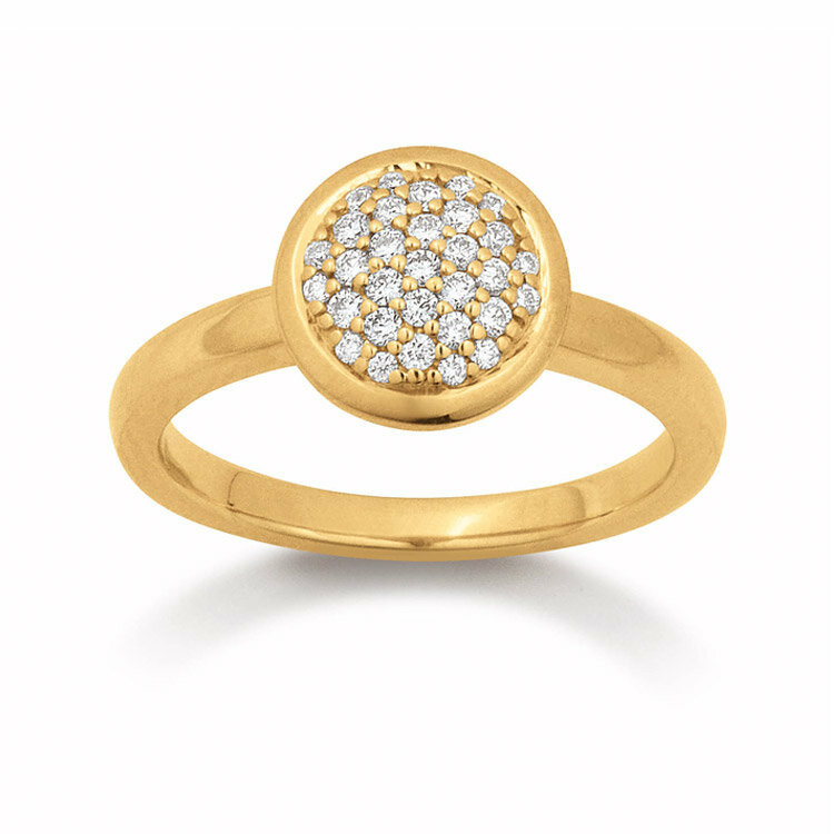 Damenring Elaine Firenze 14ct. Gelbgold 55580911R/3 Damenring Elaine Firenze 14ct. Gelbgold 55580911R/3