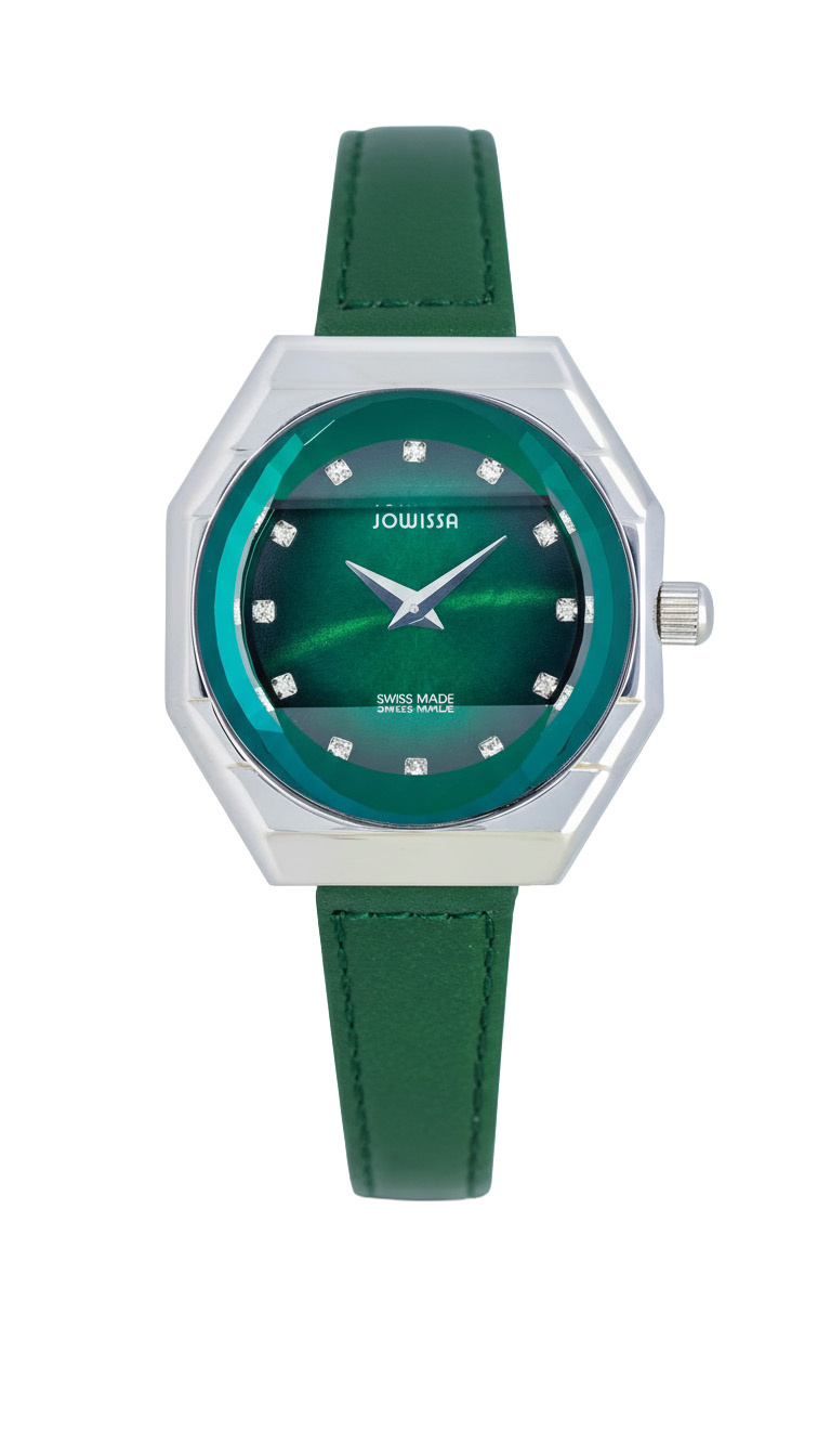 Jowissa Damenuhr Rialto grün Lederarmband I.0733.S – Bild 3