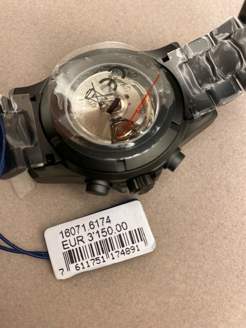 Revue Thommen Automatik Armbanduhr Airspeed Xlarge Pioneer Chrono – Bild 3