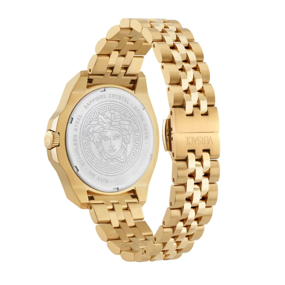 Versace Uhr Herren Gold/Weiß VEKKA0625 – Bild 3