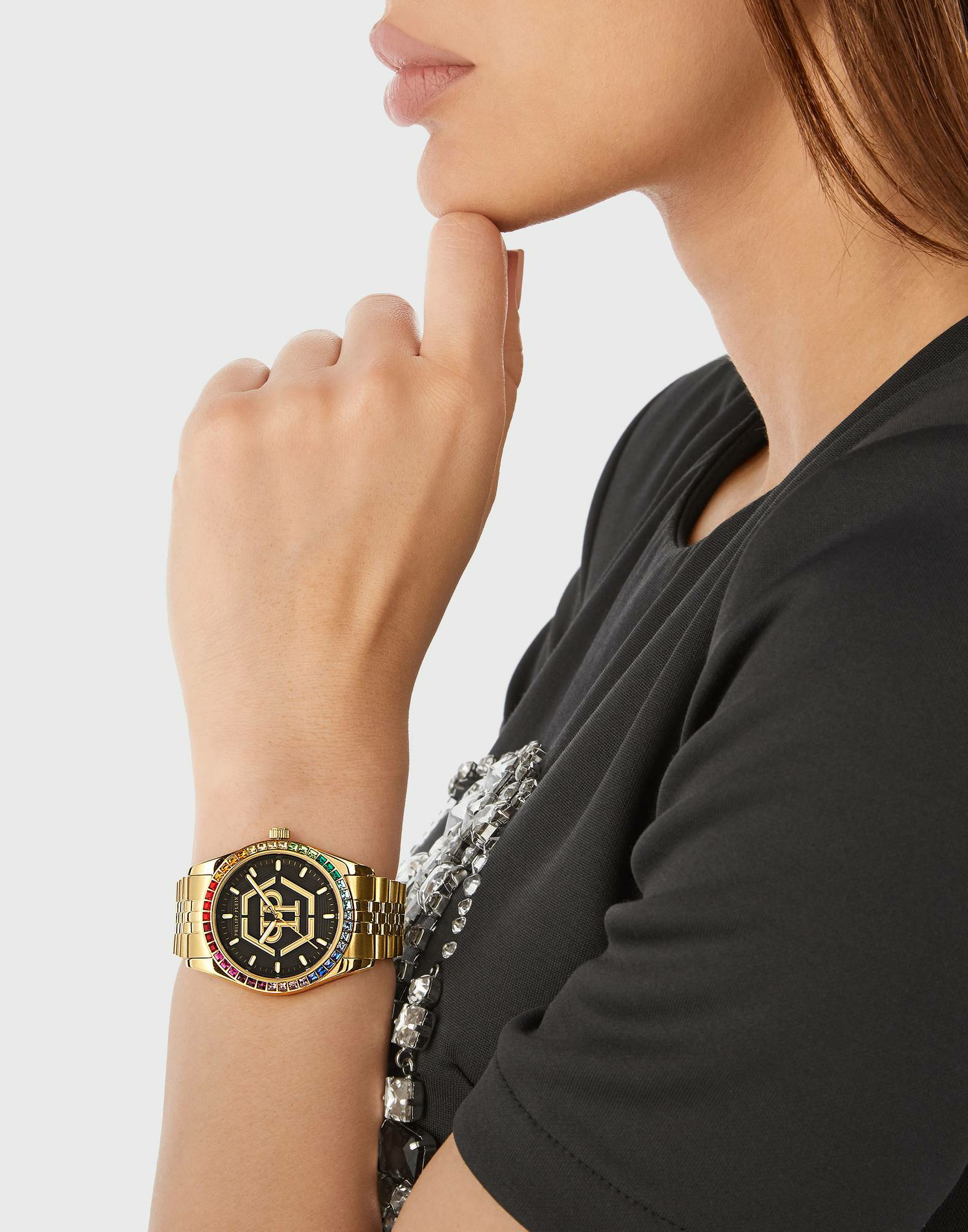 Philipp Plein Damenuhr Date Superlative Rainbow Philipp Plein Damenuhr Date Superlative Rainbow