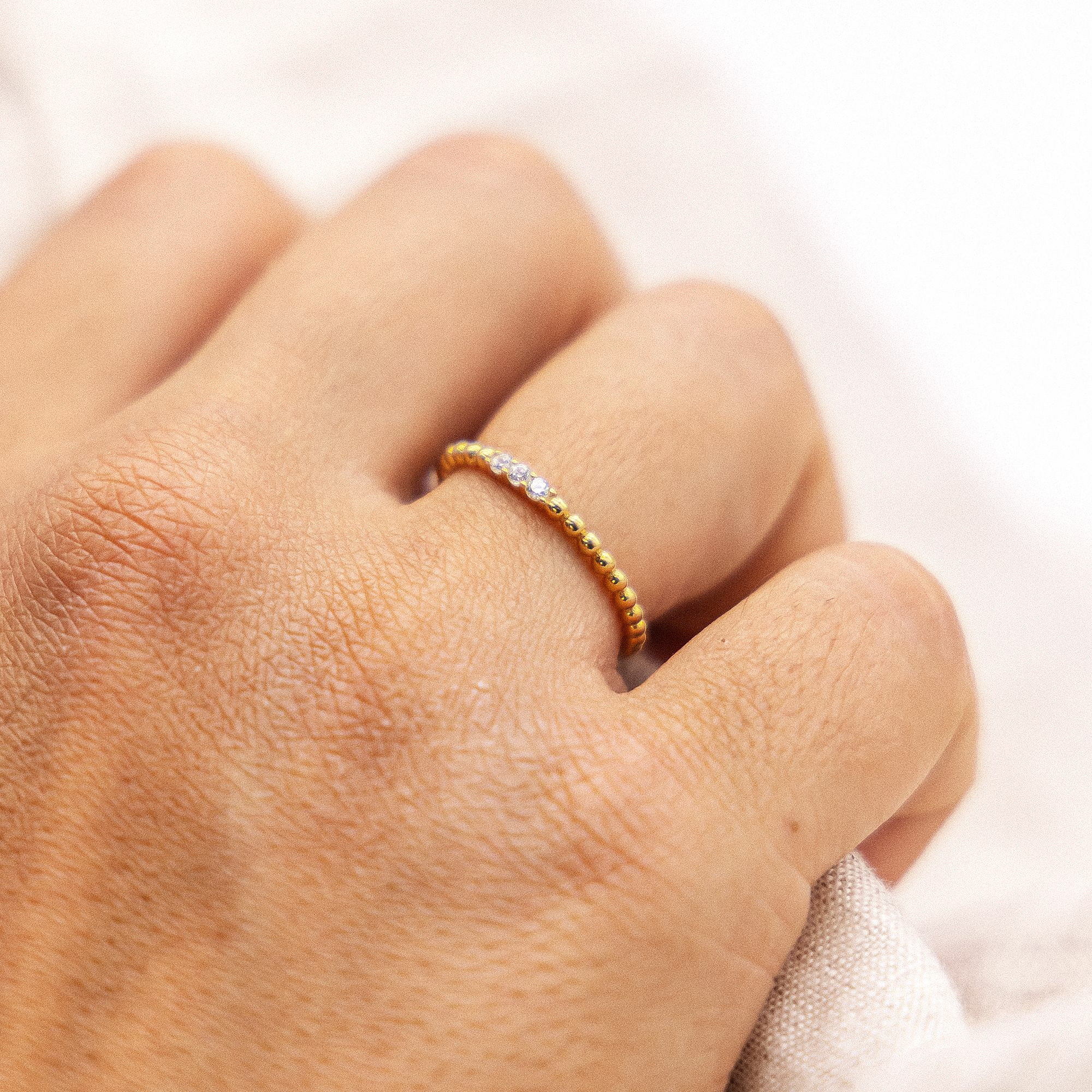 Fascination by Ellen K. Gold 375 mit Zirkonia weiß Ring 41677359022174 – Bild 2