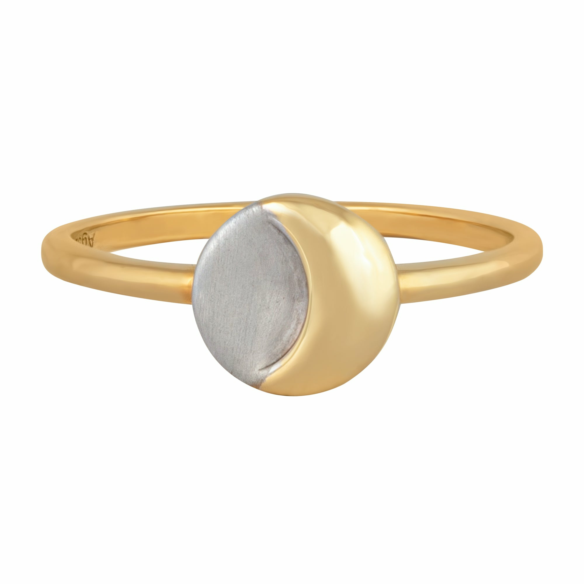 Ring 925/- Sterling Silber bicolor Mond Luna 41184575651934 Ring 925/- Sterling Silber bicolor Mond Luna 41184575651934