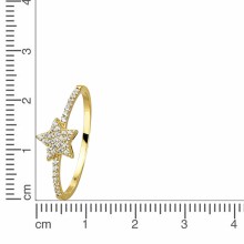 Fascination by Ellen K. 375 Gold mit Stern-Motiv und Zirkonia weiß Ring 41676925... Fascination by Ellen K. 375 Gold mit Stern-Motiv und Zirkonia weiß Ring 41676925...