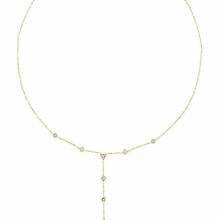 Halskette 925 Silbervergoldet Y-Kette mit Zirkonia 41185213153374 Halskette 925 Silbervergoldet Y-Kette mit Zirkonia 41185213153374