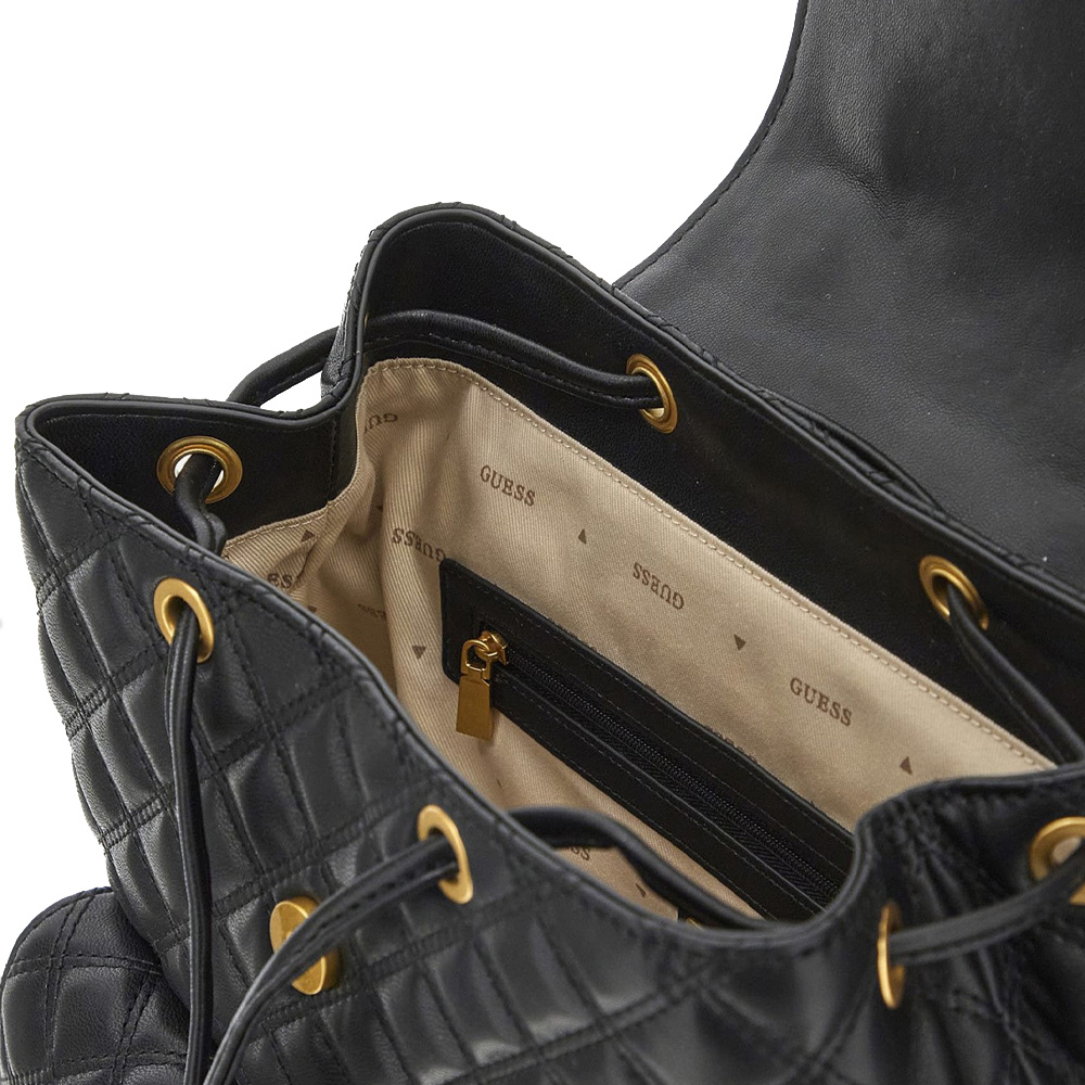 Guess Damen Rucksack Schwarz HWQA8748330BLA Guess Damen Rucksack Schwarz HWQA8748330BLA