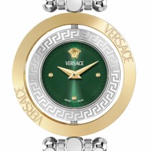 Versace Damen Armbanduhr Grün 33,6 mm Eon Restyling VEHFA0525 Versace Damen Armbanduhr Grün 33,6 mm Eon Restyling VEHFA0525