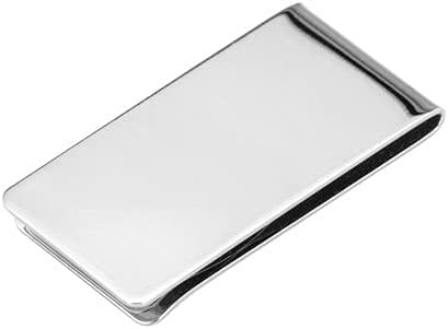 Die edle Geldscheinklammer glatt poliert - Versilbert - Gravurfähig – Bild 2