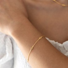 Armband 925 Silber vergoldet Rauten Cut-Outs 41185098727518 Armband 925 Silber vergoldet Rauten Cut-Outs 41185098727518