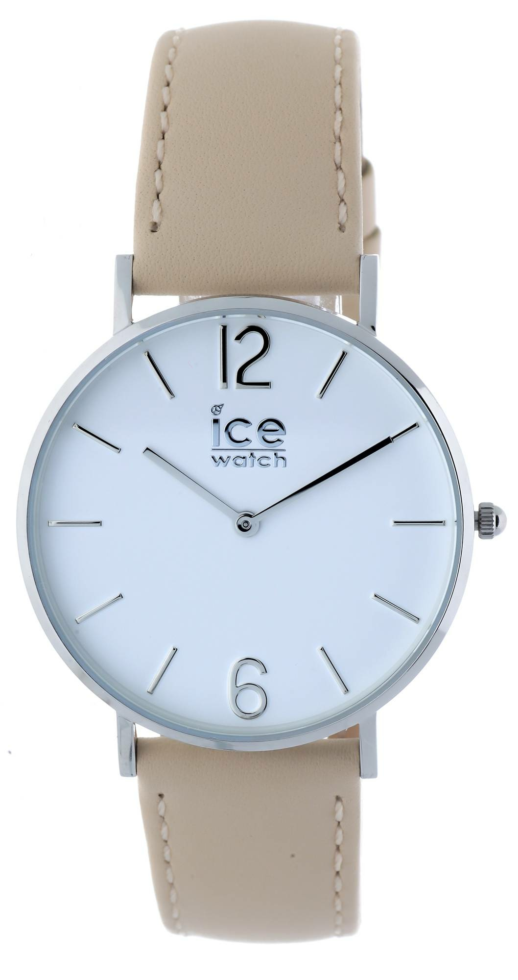 Ice-Watch Damen Armbanduhr City Pastel Small Beige /Silberfarben 015763 Ice-Watch Damen Armbanduhr City Pastel Small Beige /Silberfarben 015763