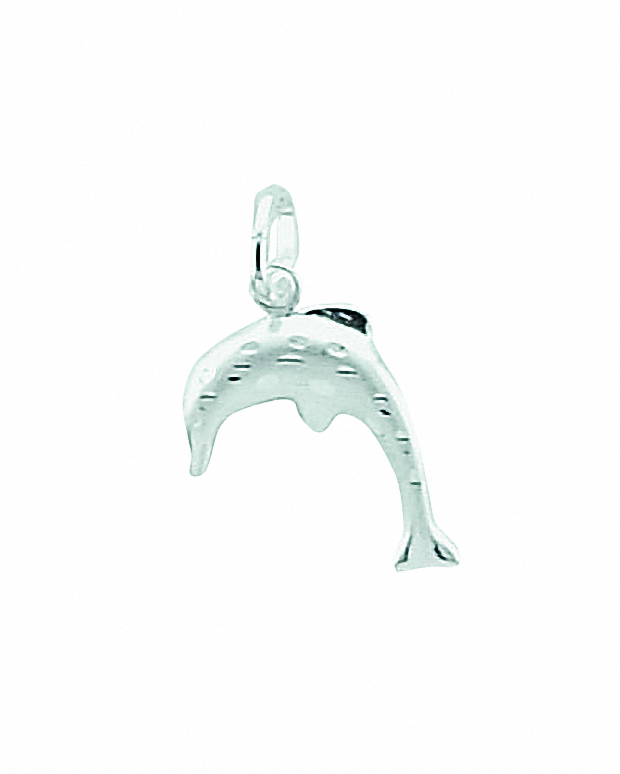 Damen 925 Silber Anhänger Delphin – Bild 2