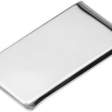 Die edle Geldscheinklammer glatt poliert - Versilbert - Gravurfähig Die edle Geldscheinklammer glatt poliert - Versilbert - Gravurfähig