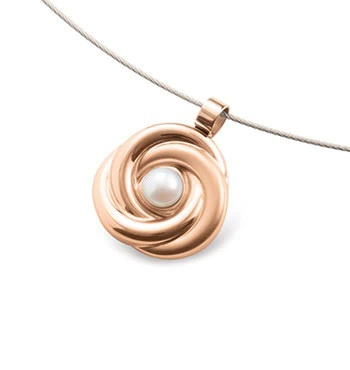 Boccia Damen Anhänger mit Süßwasserperle Gold  0788-03 – Bild 3