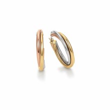 Ohrringe Elaine Firenze 14ct. Weiß/Gelb/Roségold 1111431E Ohrringe Elaine Firenze 14ct. Weiß/Gelb/Roségold 1111431E