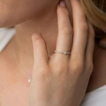 Solitär Ring Zirkonia 925 Sterling Silber Solitär Ring Zirkonia 925 Sterling Silber