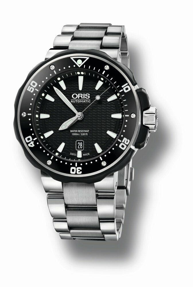 Oris Herrenuhr ProDiver Date Silber 01 733 7682 7154-07 8 26 75PEB Oris Herrenuhr ProDiver Date Silber 01 733 7682 7154-07 8 26 75PEB
