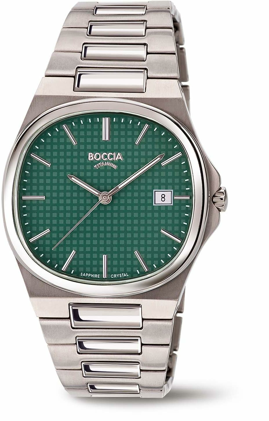 Boccia Herren Titan Analoguhr Silber 3657-03 Boccia Herren Titan Analoguhr Silber 3657-03
