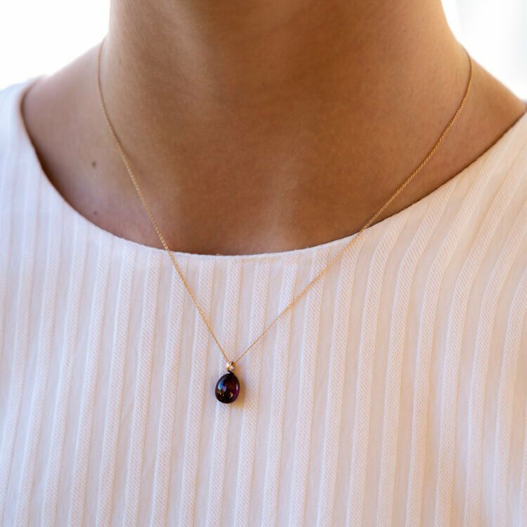 Anhänger mit Kette Elaine Firenze 14ct. Roségold 1033308K/3 – Bild 2