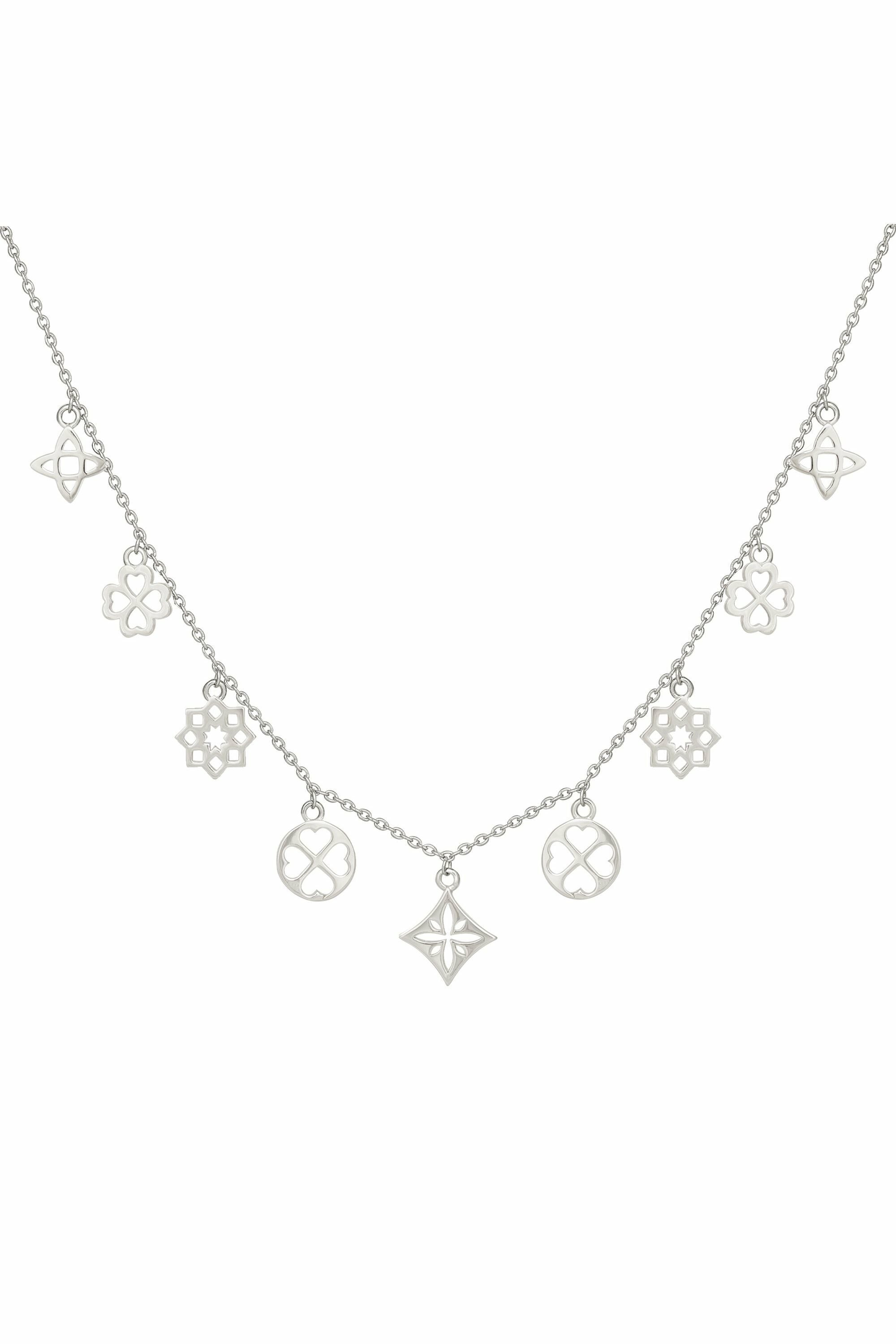 Collier 925 Silber rhodiniert Anhänger klein 41184991510622 – Bild 3