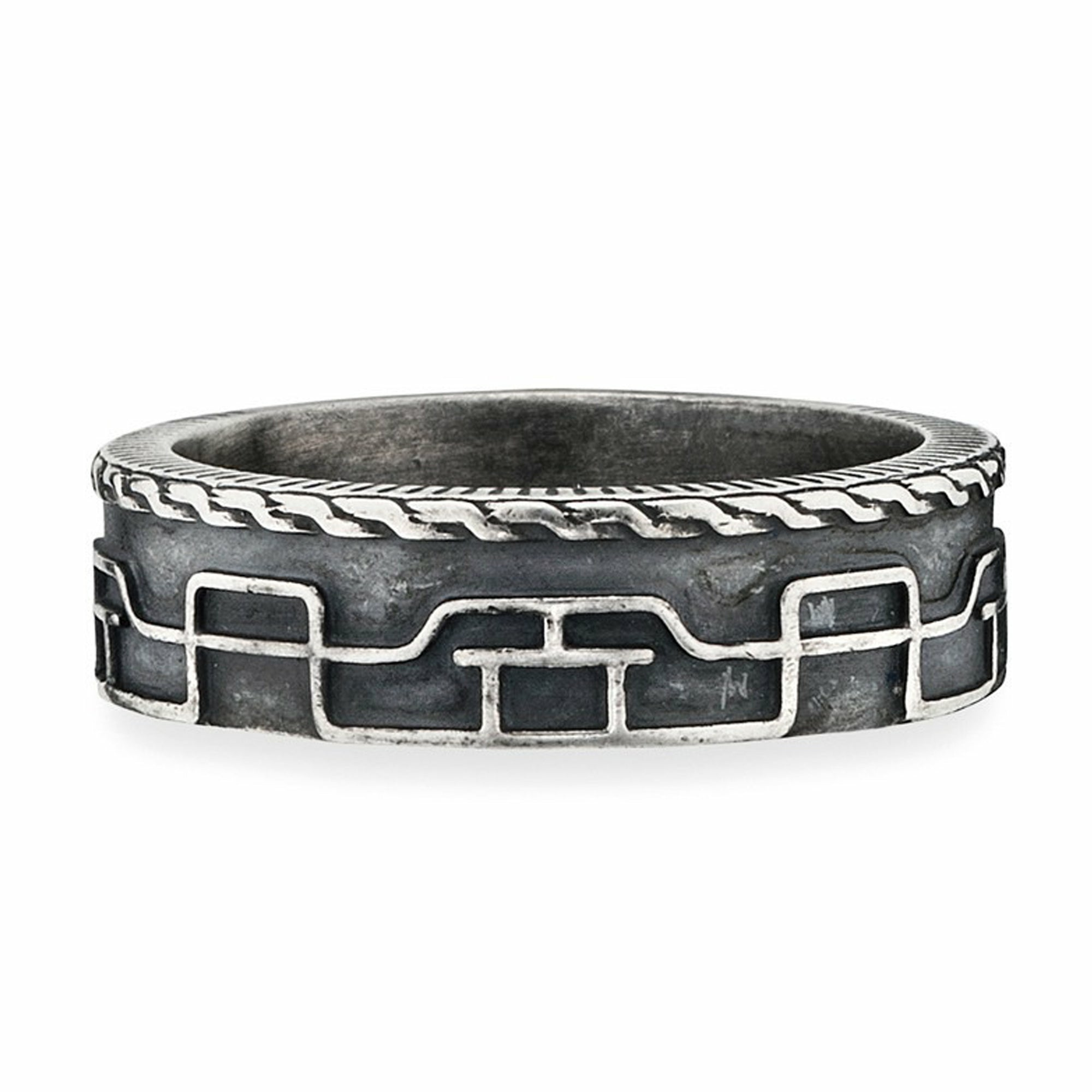Ring 925/- Sterling Silber oxidiert Linien Japan 41184233619550 Ring 925/- Sterling Silber oxidiert Linien Japan 41184233619550