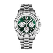 Revue Thommen Herren Automatikuhr Airspeed 16041.6434 Silberfarben, Grün Revue Thommen Herren Automatikuhr Airspeed 16041.6434 Silberfarben, Grün