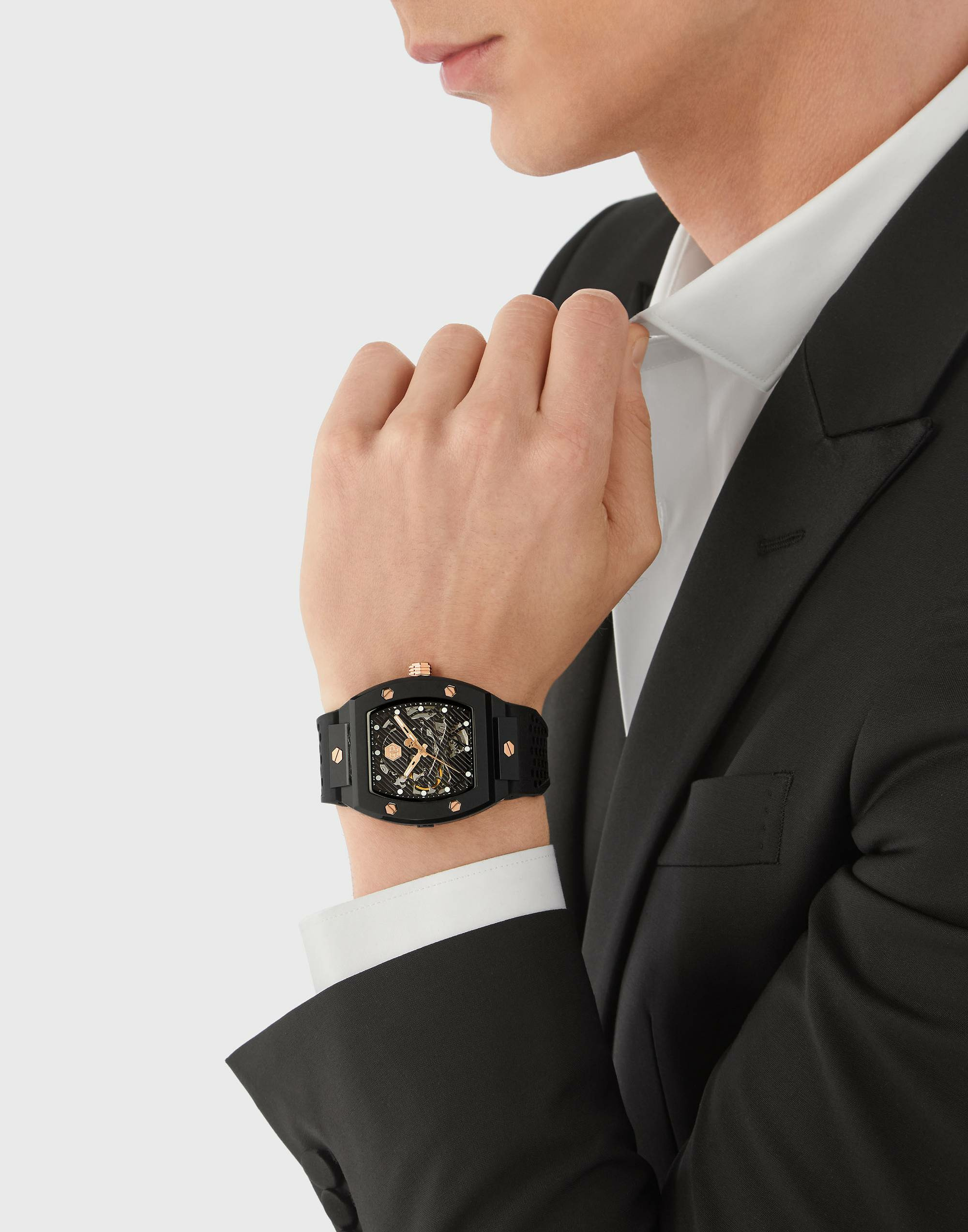 Philipp Plein Automatik Herrenuhr The $keleton Ecoceramic – Bild 2