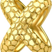 Endless Jewellery Damen Schlangenhaut Eternity Gold Charm 1528 Endless Jewellery Damen Schlangenhaut Eternity Gold Charm 1528