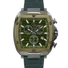 Guess Collection Herrenuhr Spirit Tonneau grün Y83011G9MF Guess Collection Herrenuhr Spirit Tonneau grün Y83011G9MF