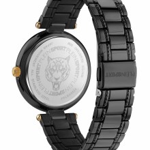 Plein Sport Damen Uhr OPIUM PSCEA0524 Schwarz Edelstahl 38 mm Plein Sport Damen Uhr OPIUM PSCEA0524 Schwarz Edelstahl 38 mm