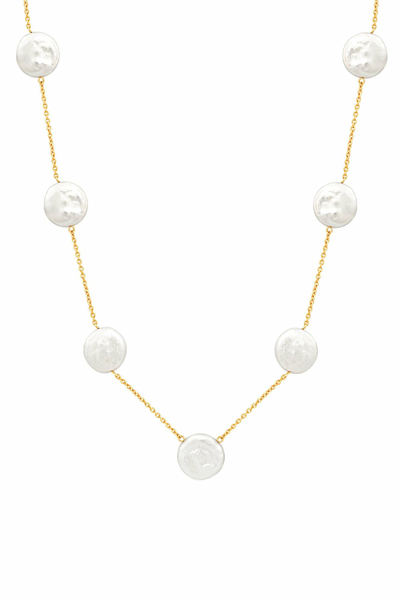 Halskette 925 Silber Choker vergoldet flache Süßwasserzucht Perlen 4118517465097... Halskette 925 Silber Choker vergoldet flache Süßwasserzucht Perlen 4118517465097...