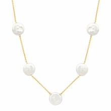 Halskette 925 Silber Choker vergoldet flache Süßwasserzucht Perlen 4118517465097... Halskette 925 Silber Choker vergoldet flache Süßwasserzucht Perlen 4118517465097...