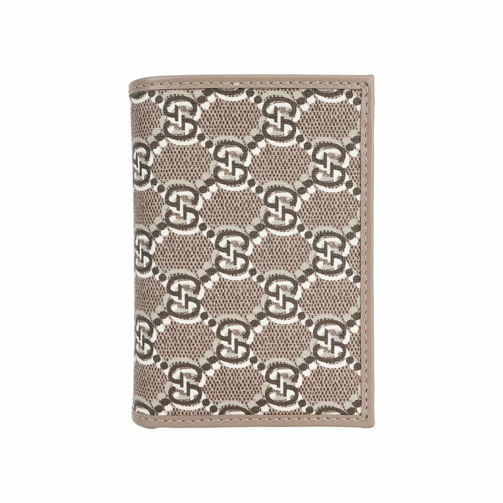 Gucci Damen Portemonnaie GG Bi-Fold Canvas Beige – Bild 2