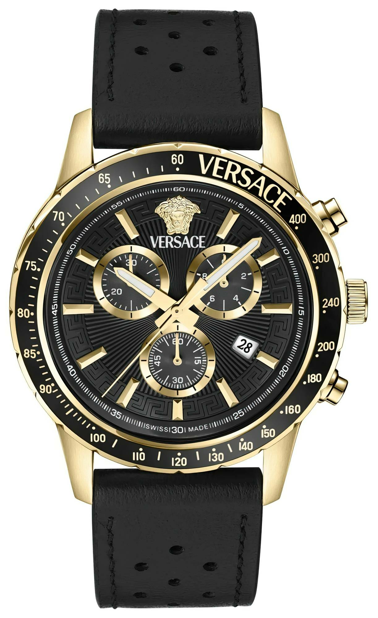 Versace Herren Uhr Sport Chrono Gold VEZCA0224 – Bild 2
