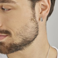 Single-Ohrring 925 Silber rhodiniert Ornamente 41184109723742 Single-Ohrring 925 Silber rhodiniert Ornamente 41184109723742