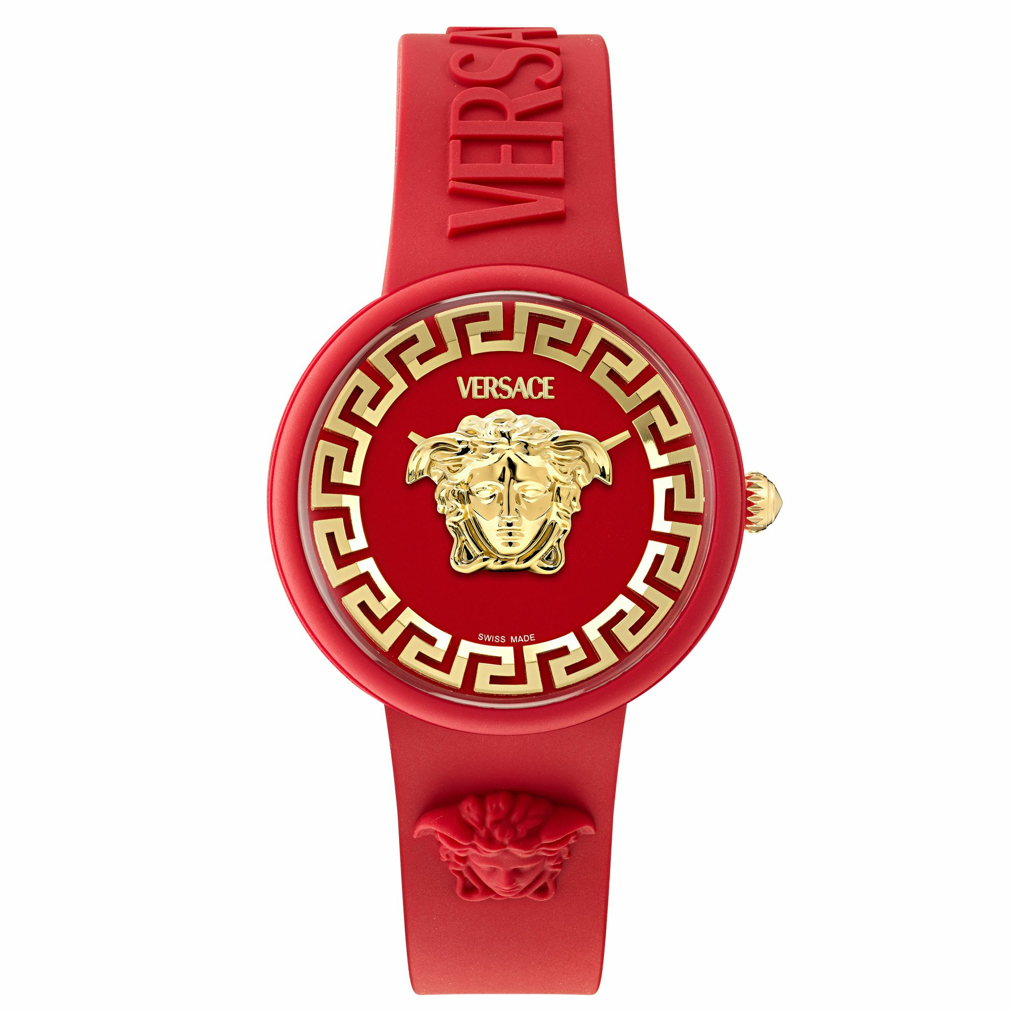 Versace Uhr Damen Medusa Pop VE8J00324 Rot Silikon Versace Uhr Damen Medusa Pop VE8J00324 Rot Silikon