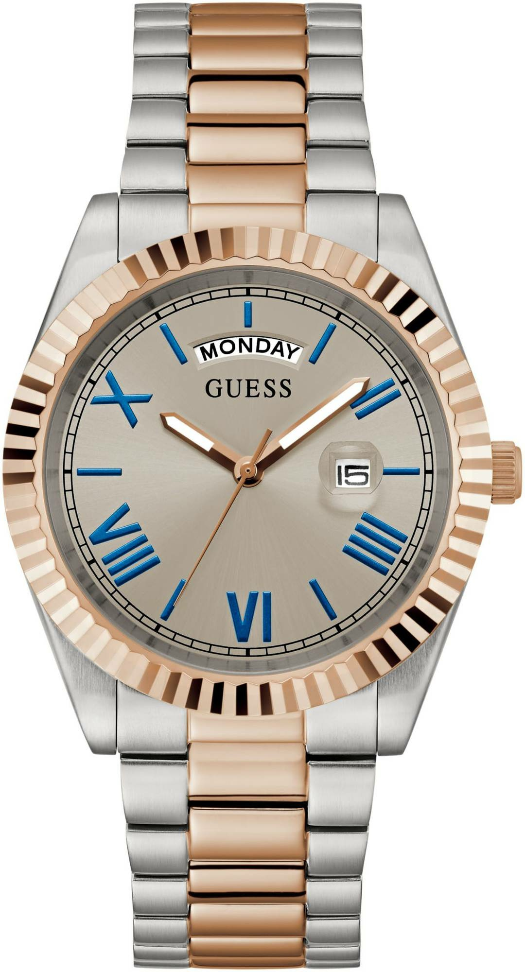 Guess Herren Armbanduhr bicolor GD CONNOISSEUR GW0265G13 Guess Herren Armbanduhr bicolor GD CONNOISSEUR GW0265G13