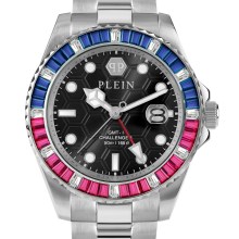 Philipp Plein Unisex Uhr GMT-I Challenger Baguettes Philipp Plein Unisex Uhr GMT-I Challenger Baguettes