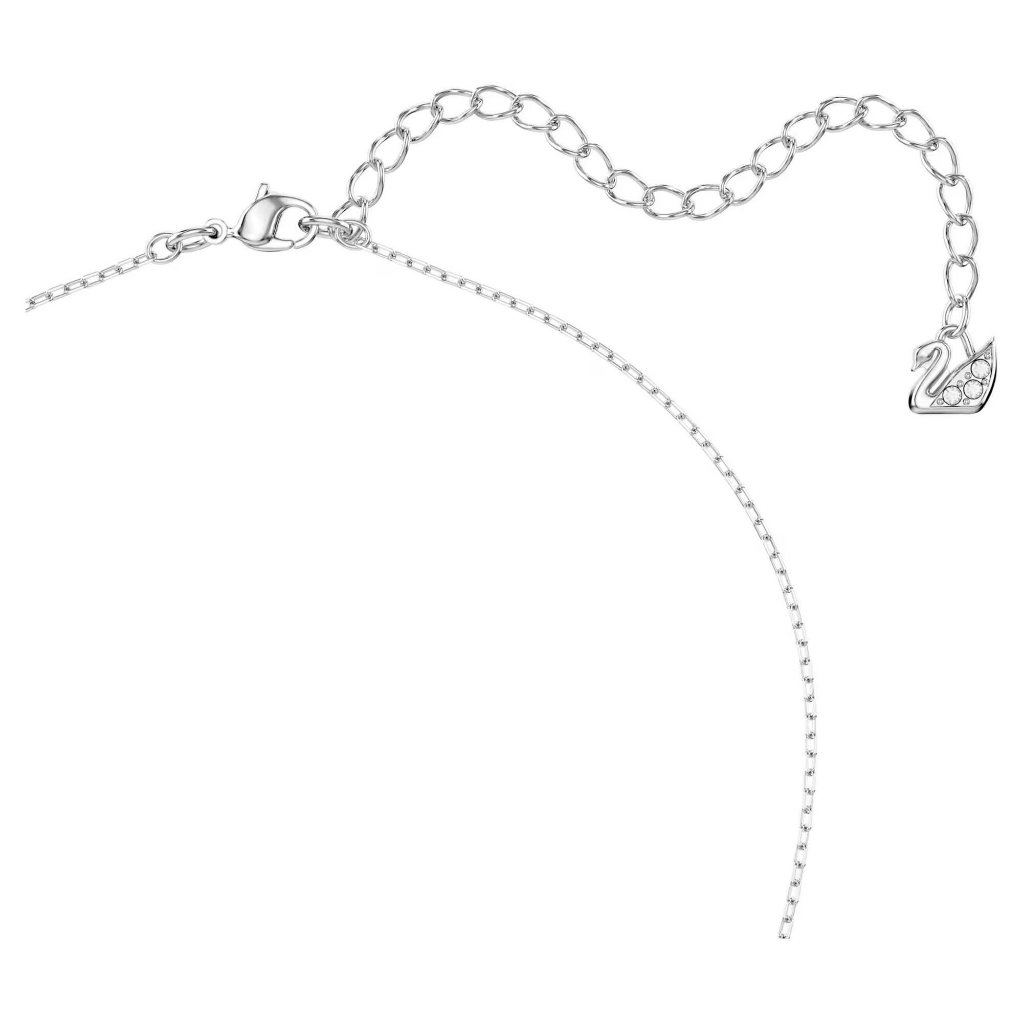 Swarovski Lifelong Bow Set Damen Halskette und Ohrringe Blau Rhodiniert 5723554 – Bild 3